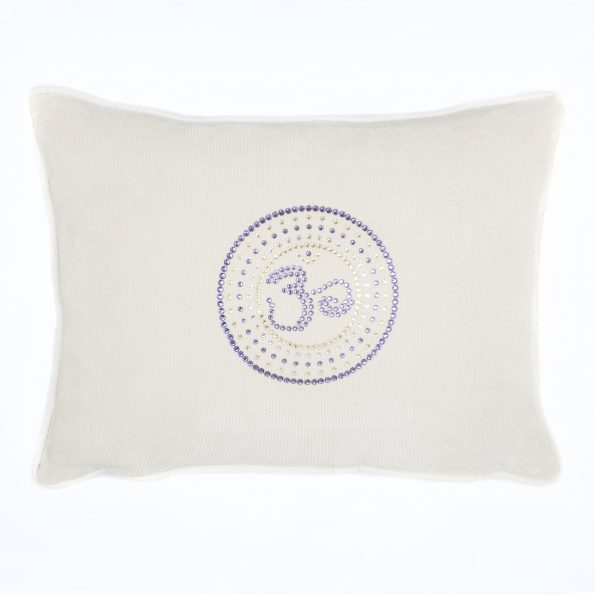 Chakra Kissen in creme weiss fuer das scheitelchakra