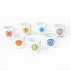 Chakra Tassen 7er Set mit allen sieben Chakra Symbolen