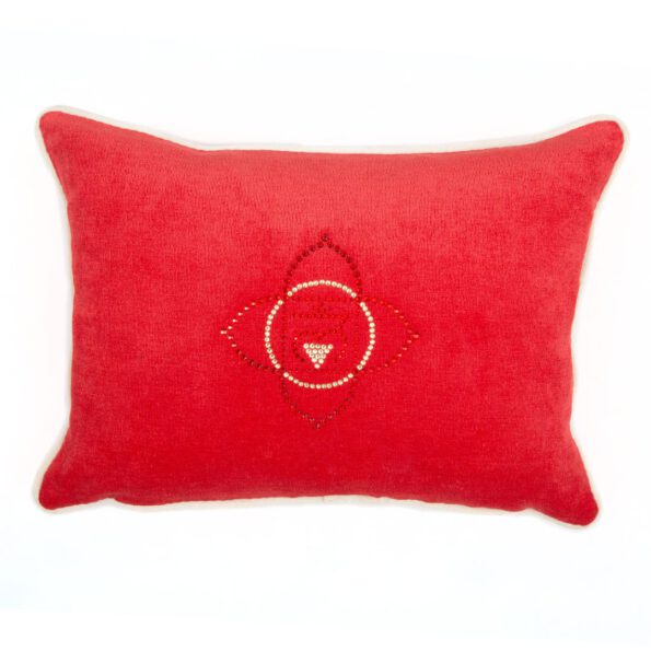 Rotes Kissen für das 1. Chakra