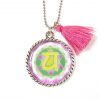 Chakra Schmuck Anahata Chakra Medaillon Kette Halskette 4.Chakra Chakra Schmuck HerzChakra