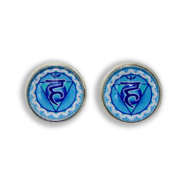 Chakra Ohrringe KehlChakra Chakra Schmuck Vishuddha