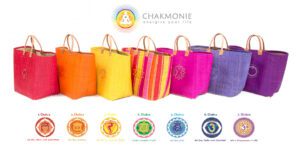 Chakra Korbtaschen mit Chakra Symbolen aus Strass