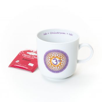 Chakra Tasse Kronenchakra Affirmation "Ich=Universum=Ich!"