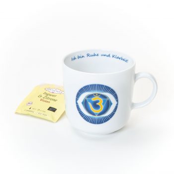 Chakra Tasse Stirnchakra Affirmation "Ich bin Ruhe und Klarheit!"