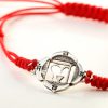Chakra Armband 925er Silber Muladhara Symbol