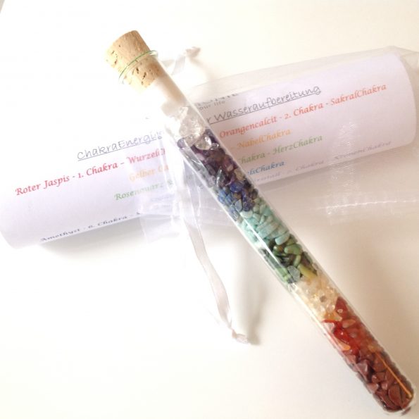 Chakra water stick for energizing drinking water