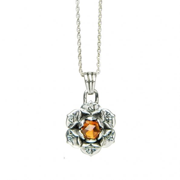 Chakra pendant Svadhisthana SakralChakra 925 silver