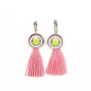 Chakra Ohrringe HerzChakra Symbol Chakra Schmuck Anahata