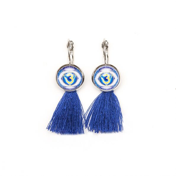 Chakra Earrings Forehead Chakra Symbol Chakra Jewelry Ajna