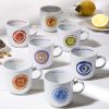 Sieben Chakra Symbole im 7er Chakra Tassen Set