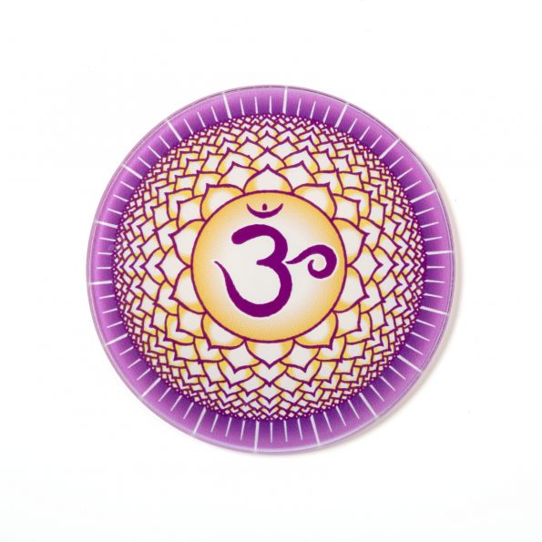 Chakra coaster crown chakra symbol