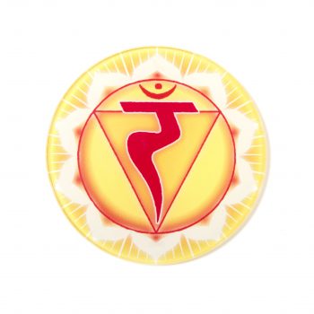 Chakra coaster solar plexus chakra symbol