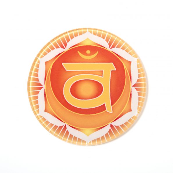 Chakra Untersetzer Sakralchakra Symbol