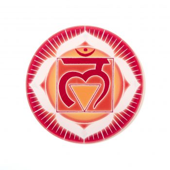Chakra Untersetzer Wurzelchakra Symbol