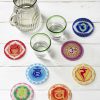 Chakra Untersetzer alle 7 Chakra Symbole