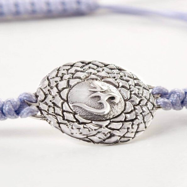 Chakra bracelet Sahasrara OM chakra symbol