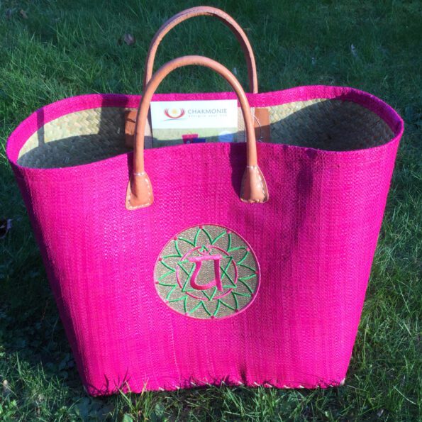 Basket bag pink 4th Chakra