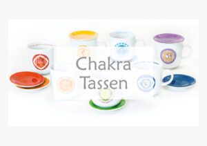 Porzellantassen mit Chakrasymbolen Chakra Tassen Chakra Affirmationen