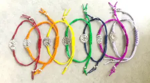 Chakra Schmuck Chakra Armband mit Chakrasymbol aus 925er Silber
