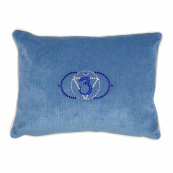 chakrakissen in blau für das stirnchakra