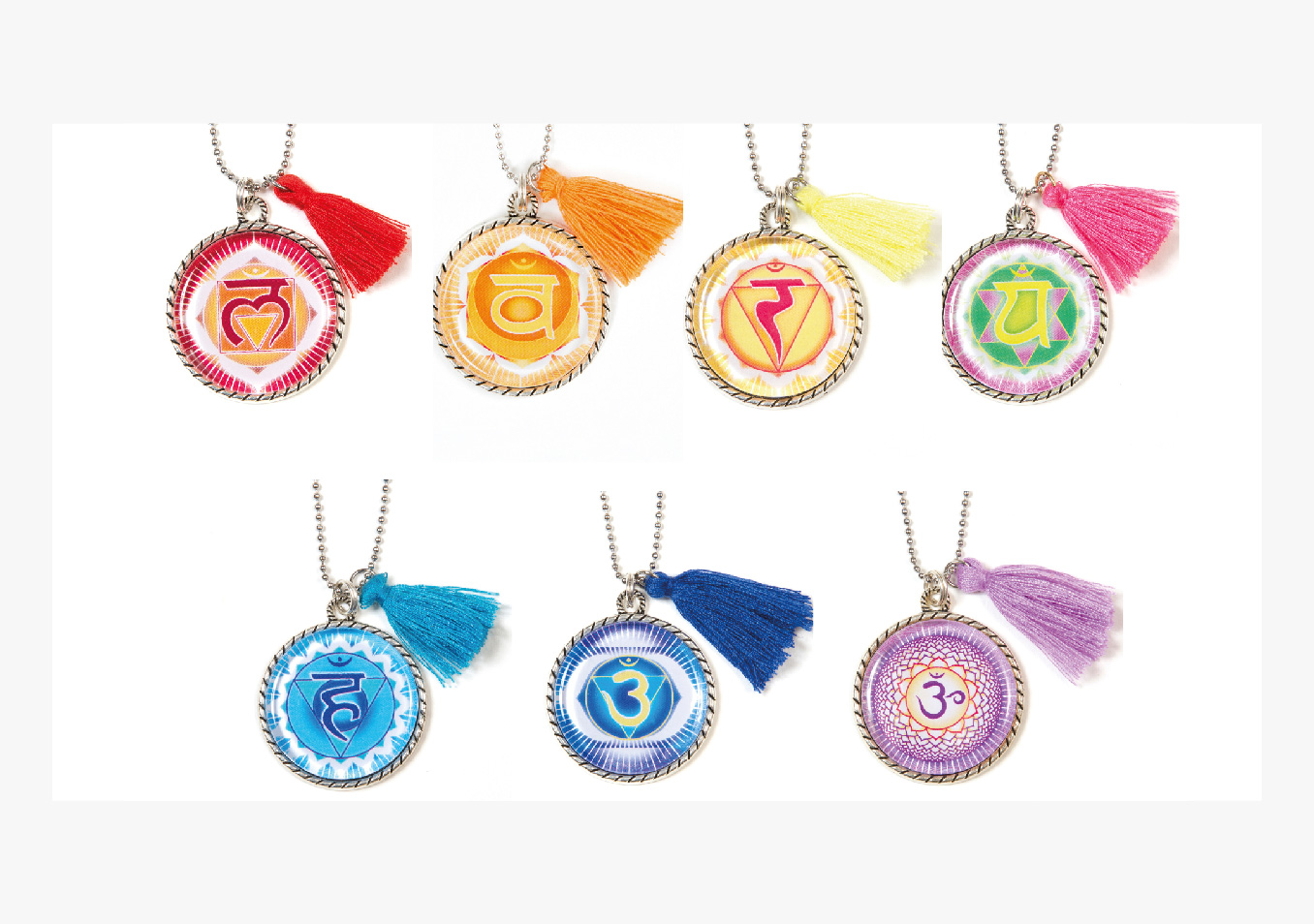Chakra Schmuck Chakra Ketten Ketten mit Chakrasymbol